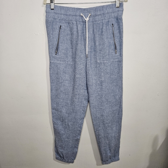 Athleta Cabo Linen Jogger Pants Size 4 - Picture 5 of 16